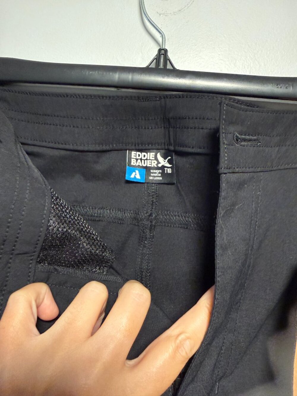 Eddie Bauer Women's Guide Pro Pants High Rise Black SZ10 Tall - Picture 5 of 7